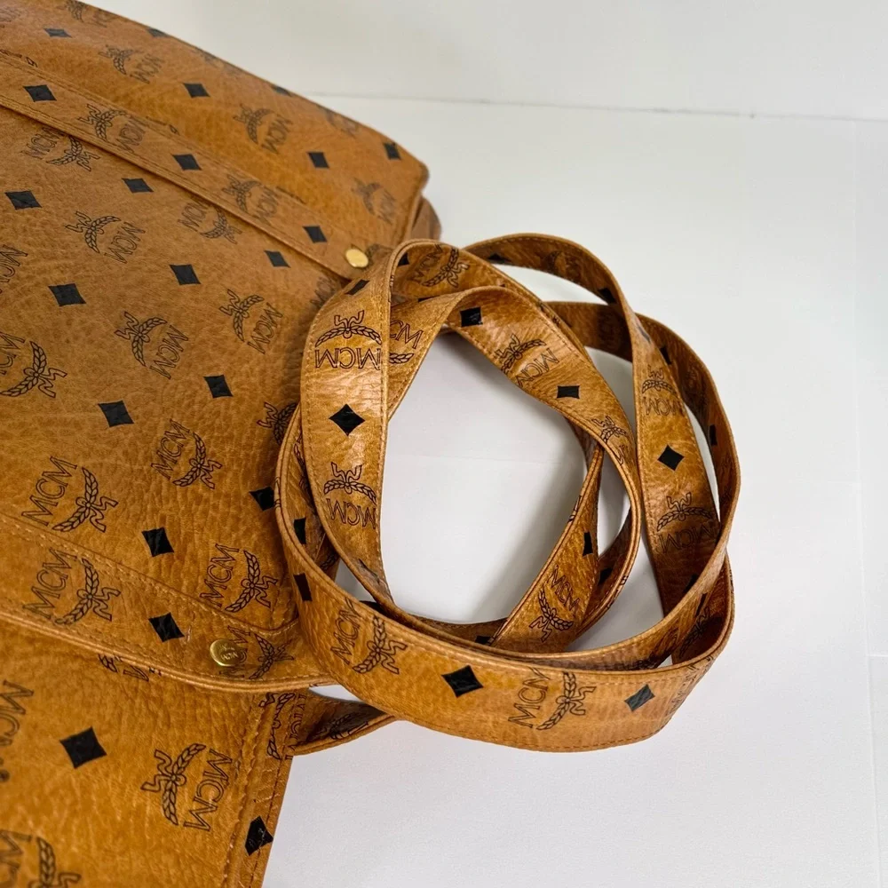 Vintage MCM Viestos Heritage Shopper‎ Tote EUC